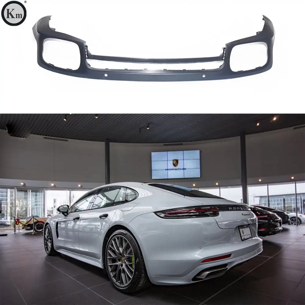 KM  For panamera 971 upgrade GTS style sport design bodykits rear bumper rear diffuser  2017 2018 2019