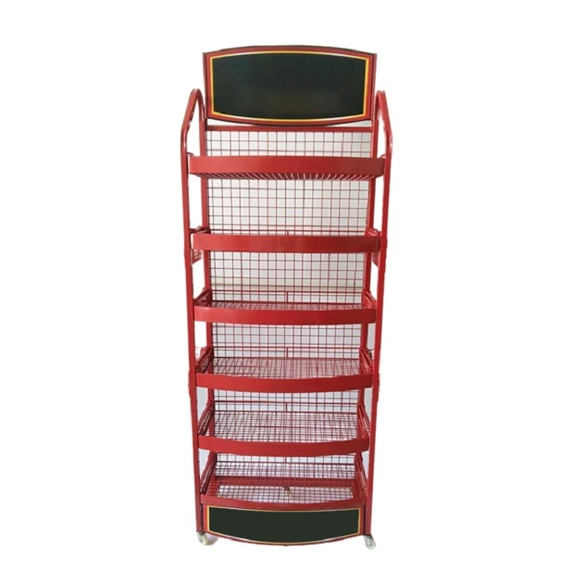 Полка из металлической проволоки для супермаркета полка с сеткой закусок сладостей картофеля демонстрационная дверным