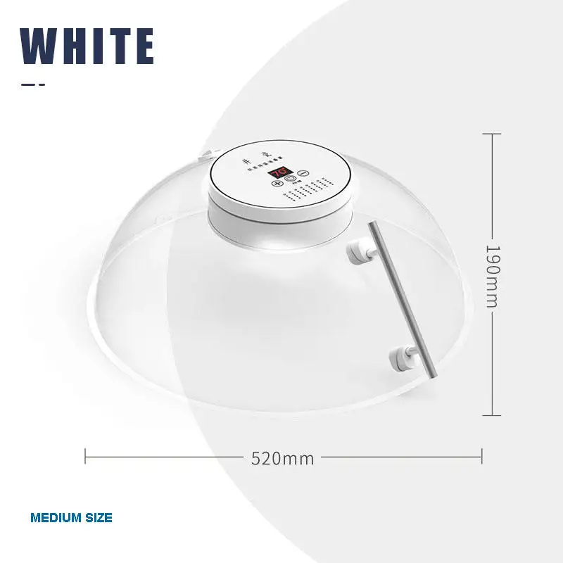 2024 new design transparent insulation food cover warm food microwave cover for food restaurant