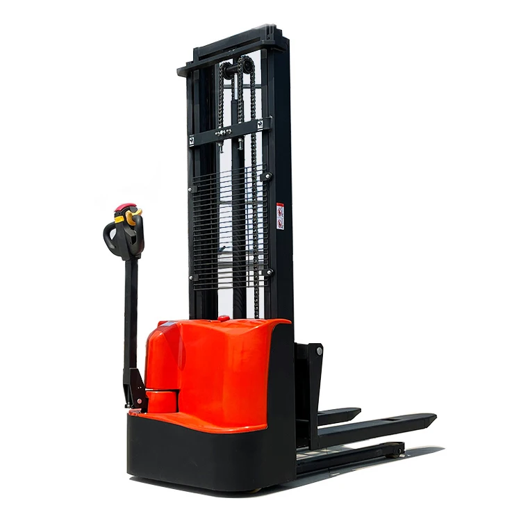 Hot sale 3 m 3.5m 4m 4.5m 5m triplex mast electric forklift 1.2ton 1.5ton 2 ton walkie electric pallet stacker
