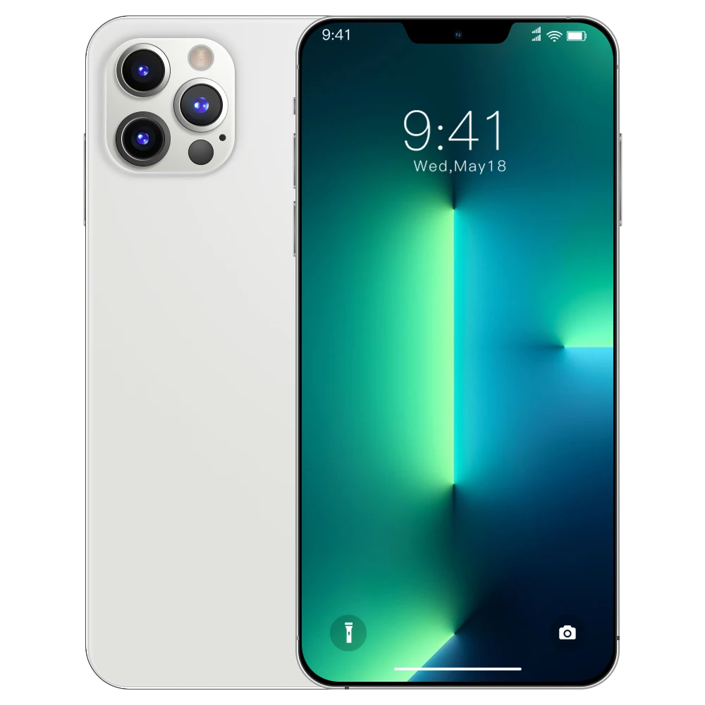 Смартфон i13 Pro MAX с большим экраном 12 Гб + 512 ГБ глобальная версия разблокированные сотовые телефоны двумя SIM-картами