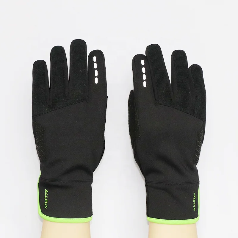 Full Finger Suede PU Palm Non-slip Breathable Touch Screen Cycling  motocross  Glove