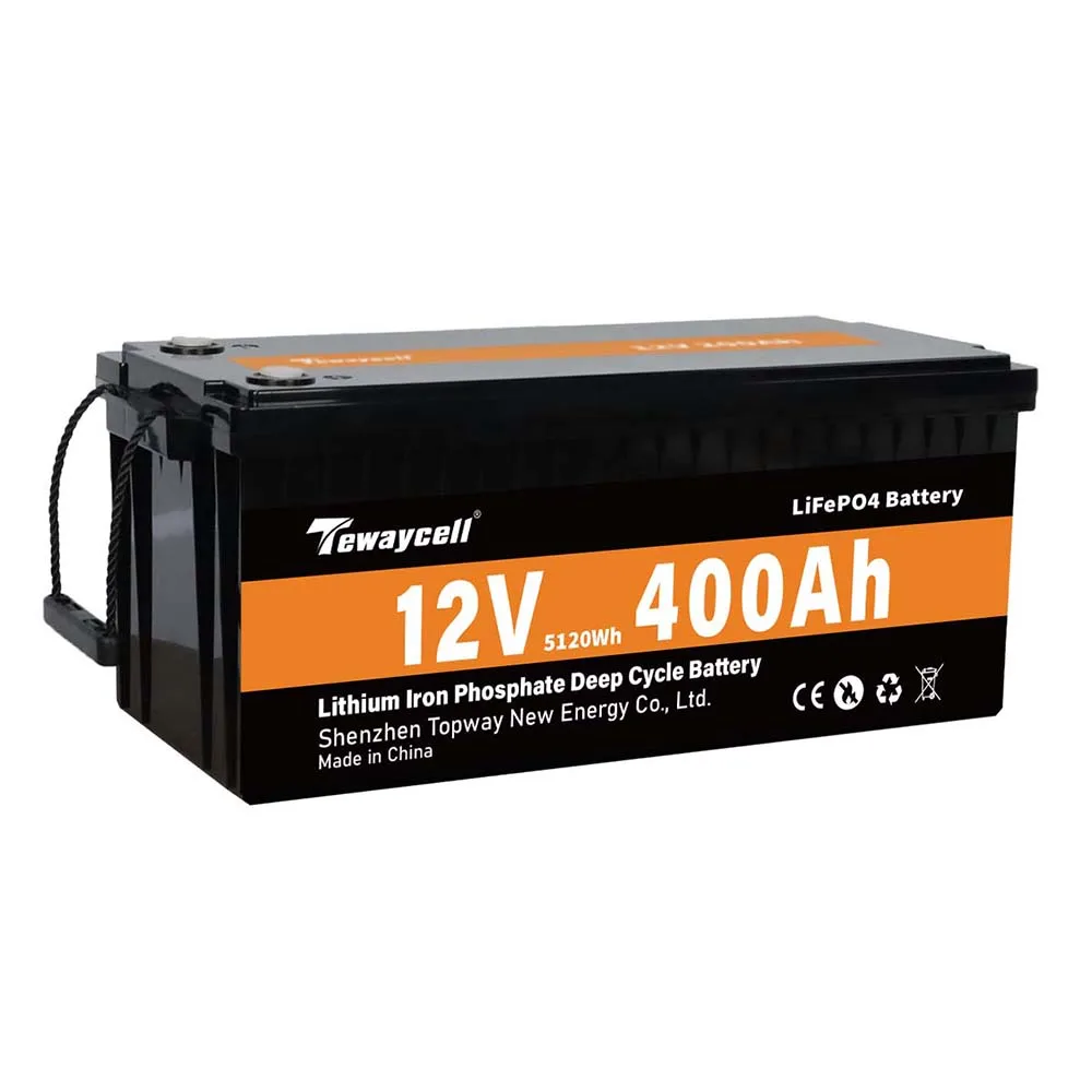 Tewaycell 12V 24V 36V 48V 72V 96V 256V 400Ah Lithium Ion Battery LiFePO4 Energy Storage Battery for EV Boat