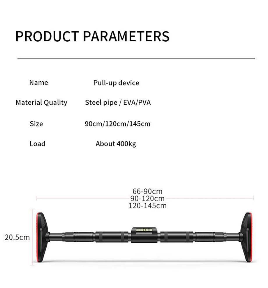 High Quality Foldable Wall Mount Door Pull Up Bar Gym Mounting Dip Station Pull Up Bar Stand Doorway Chin Up Bar For Home