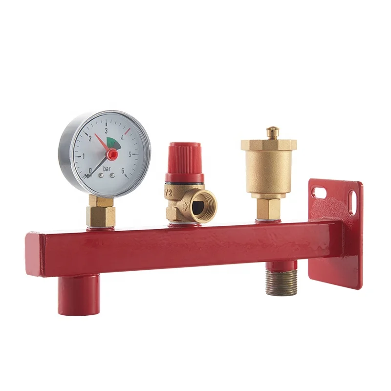 Отопление латунь котел запчасти комплект с вентиляционным отверстием и 3 бар Детская безопасность клапан