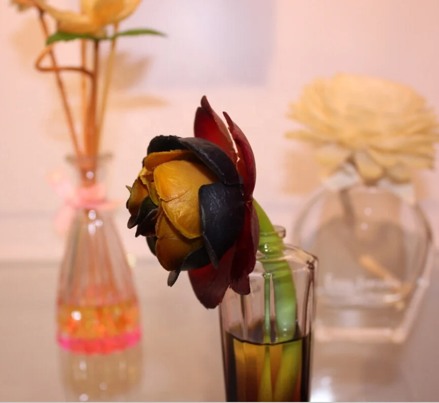 
New material air freshener absorb fragrance oil real paper flower 