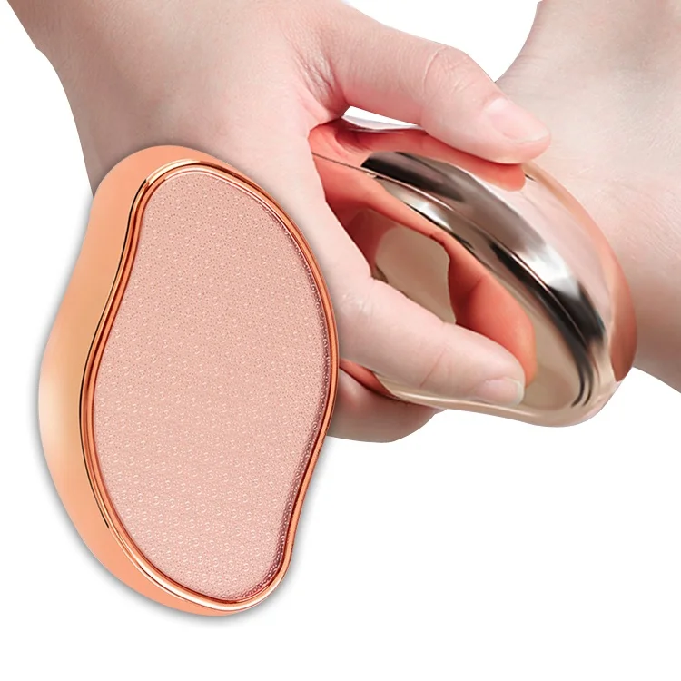 Stock wholesale mango shaped glass foot file