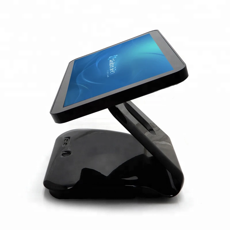 Compostech Wide Screen POS Capacitive 15.6 inch capacitive Touch Monitor EPOS For Restaurant With VFD POS Terminal