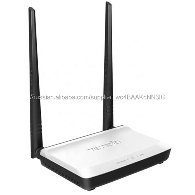 Tenda N300 беспроводной 300 Мбит/с домашний двухдиапазонный бесплатный почтовый wifi роутер Многоязычная прошивка используется