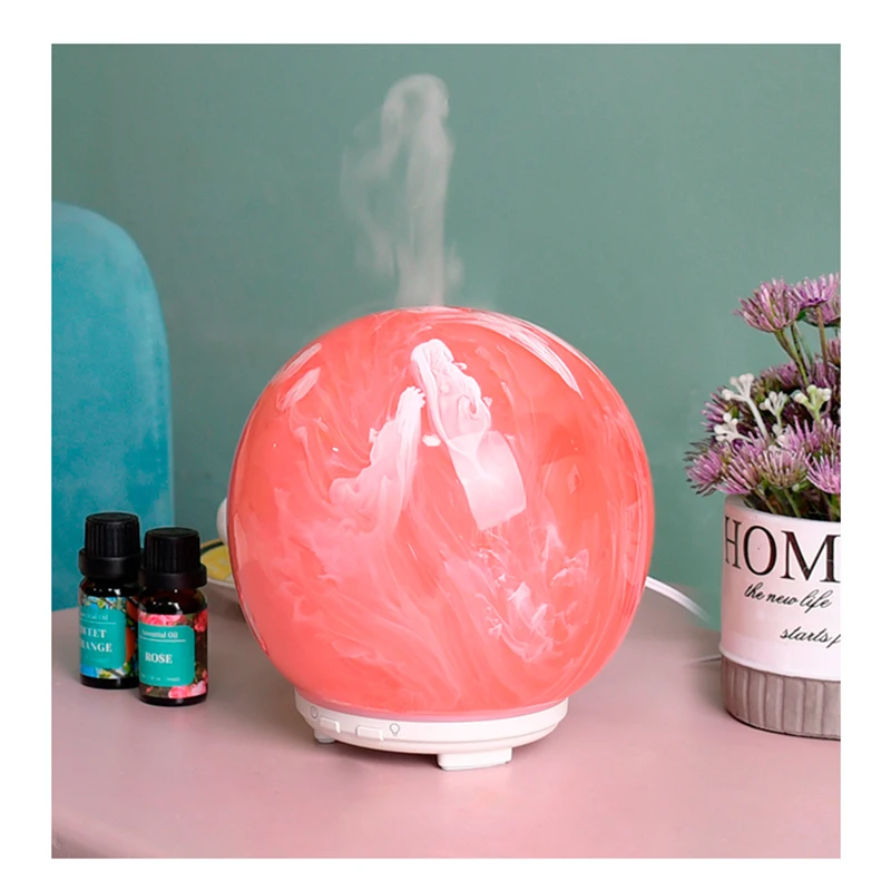 2024 Новое поступление распылительный увлажнитель небольшой светящийся парфюмерный диффузор эфирное масло шар вулканическое облако для комнаты