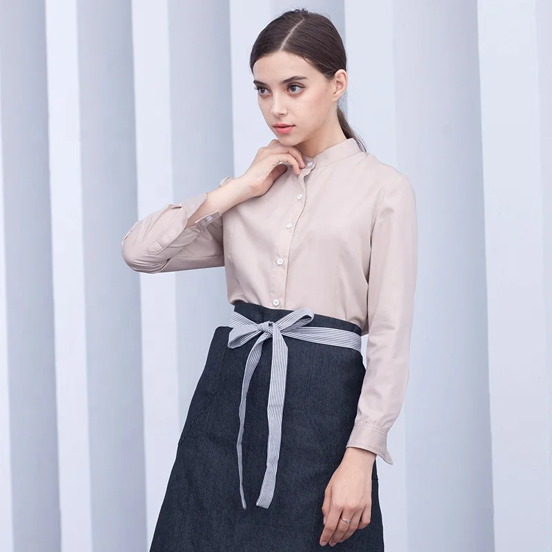 2019 new version KTV network coffee restaurant roaster Korean waiters and waitresses living uniforms men and women long sleeve a