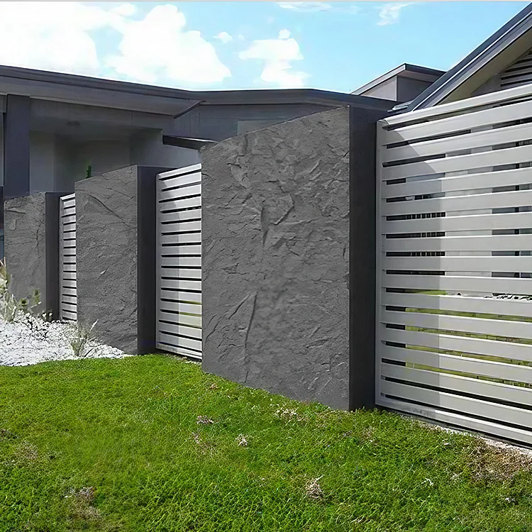 Rich Performance High Quality Decoration FRP Board Veneer Volcanic Faux Rock Stone Wall Panel for Exterior Cladding