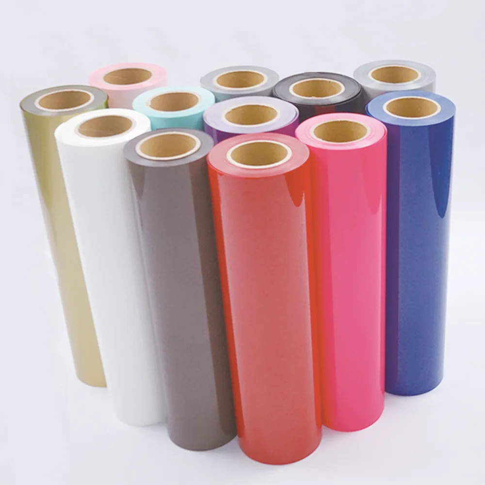 PU Film Self Adhesive Sticker Cutting Permanent Vinyl For Cutter Plotter