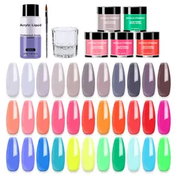 OEM Luminous Color Glow In The Dark Neon Pigment Acrylic Nail Powder For Nails Factory Price