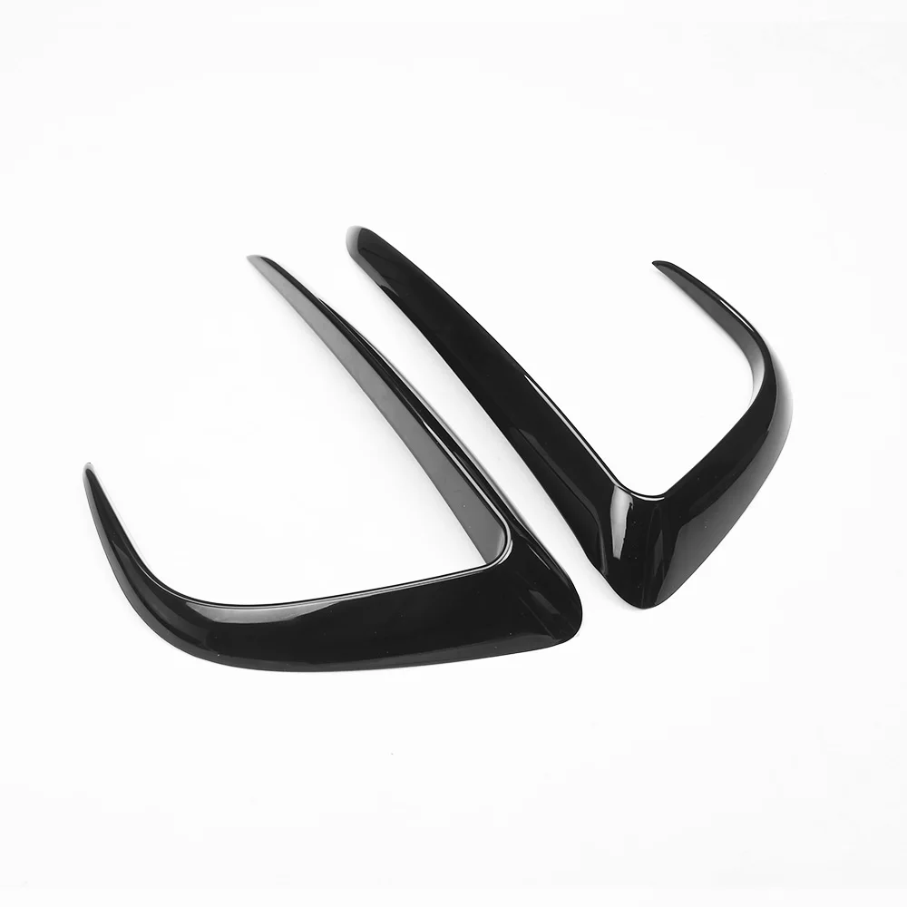 Carbon  Fiber Fog Light Trim Eyebrow Trim Front Fog Light Cover  fit for 2020-2022 tesla Model Y Decorative Accessories