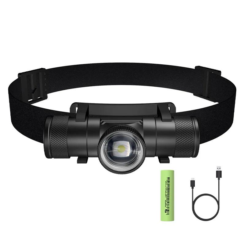 led Headlamp Flashlight USB Charging Head Lamp for construction Running flashlight Headlamp