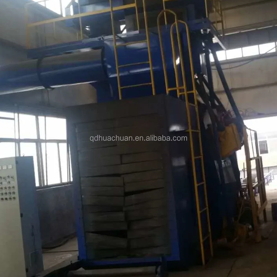 Roller Conveyor Shot Blasting Machine for Steel Plate H Beam Steel Pipe Surface Cleaning