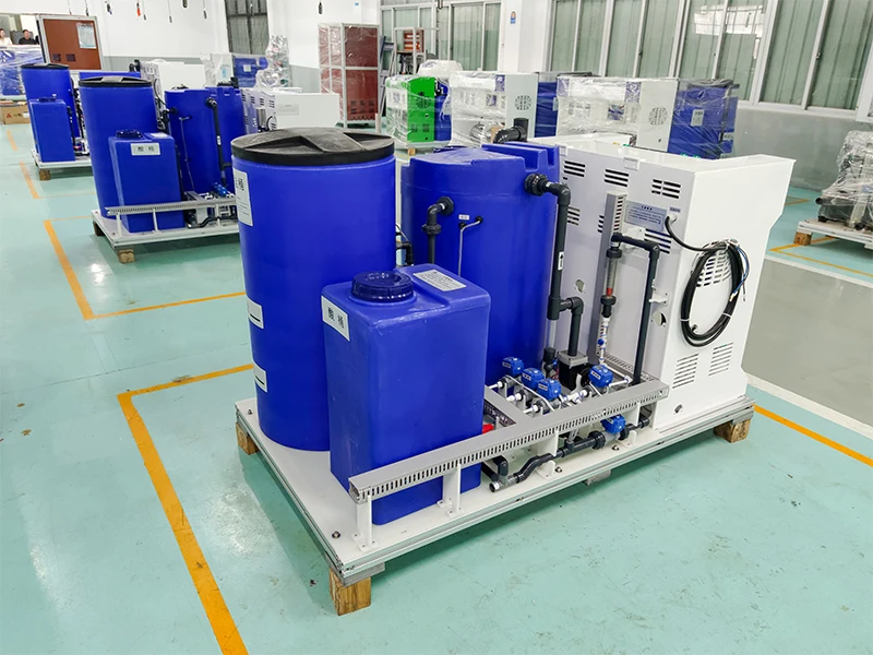 Available Chlorine Capacity 50g/hr Electrolysis Salt Water Chlorinator  Sodium Hypochlorite Generator for Water Treatment