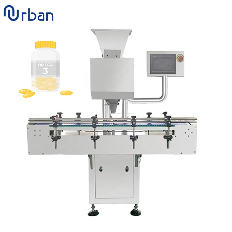 8 Lane Automatic Electronic Pharmacy Small Medicine Pill Soft Gel Capsule Tablet Counting Machine For Sale