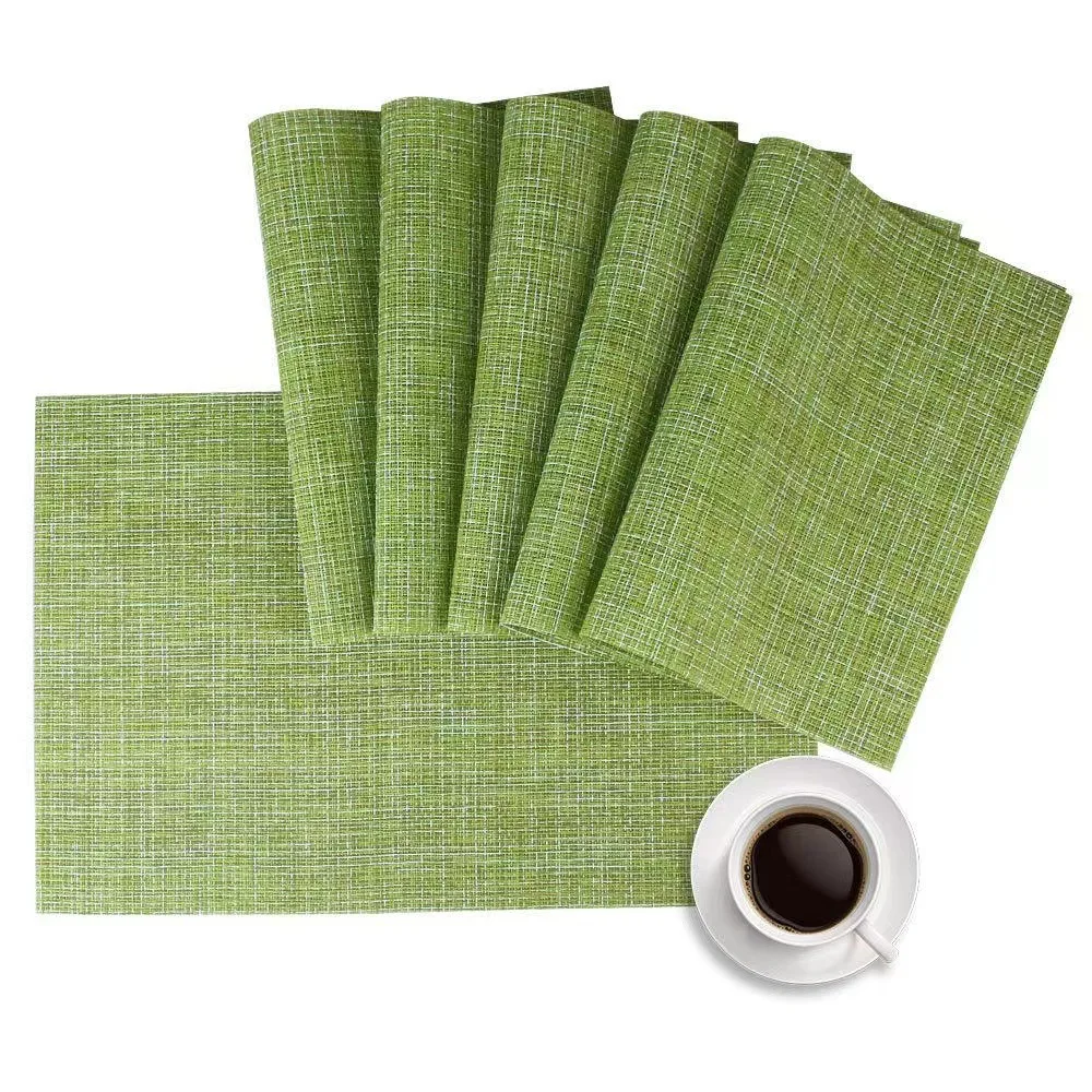 SANHOO Luxury Custom Printed Place Mats Modern Design Placemats and Napkins for Wedding Dining Table Hospitality Supplies