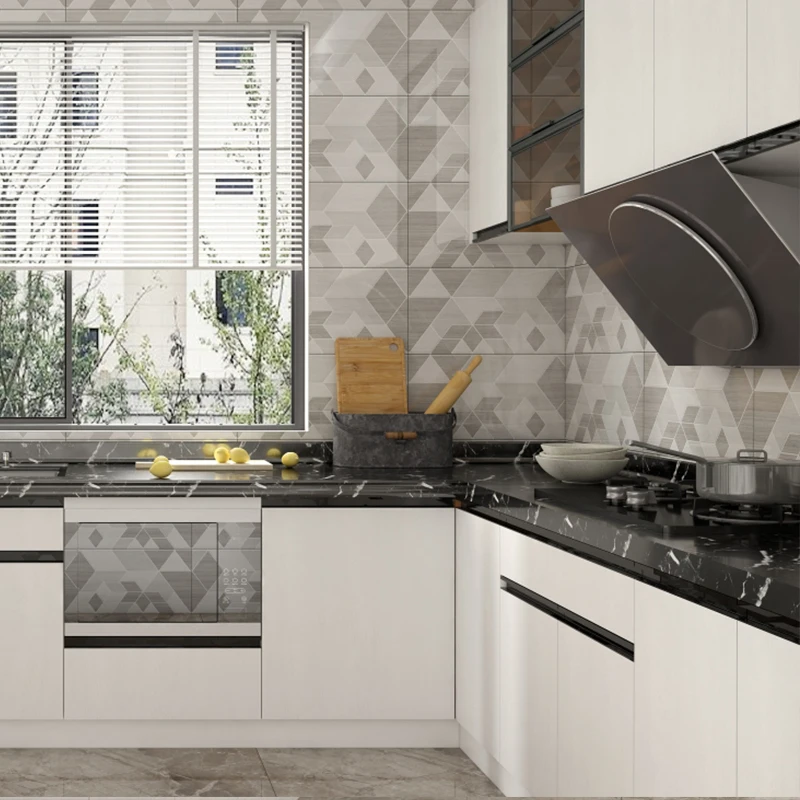 customization household quartz stone kitchen cabinet modern minimalist stainless steel cabinets whole house customization