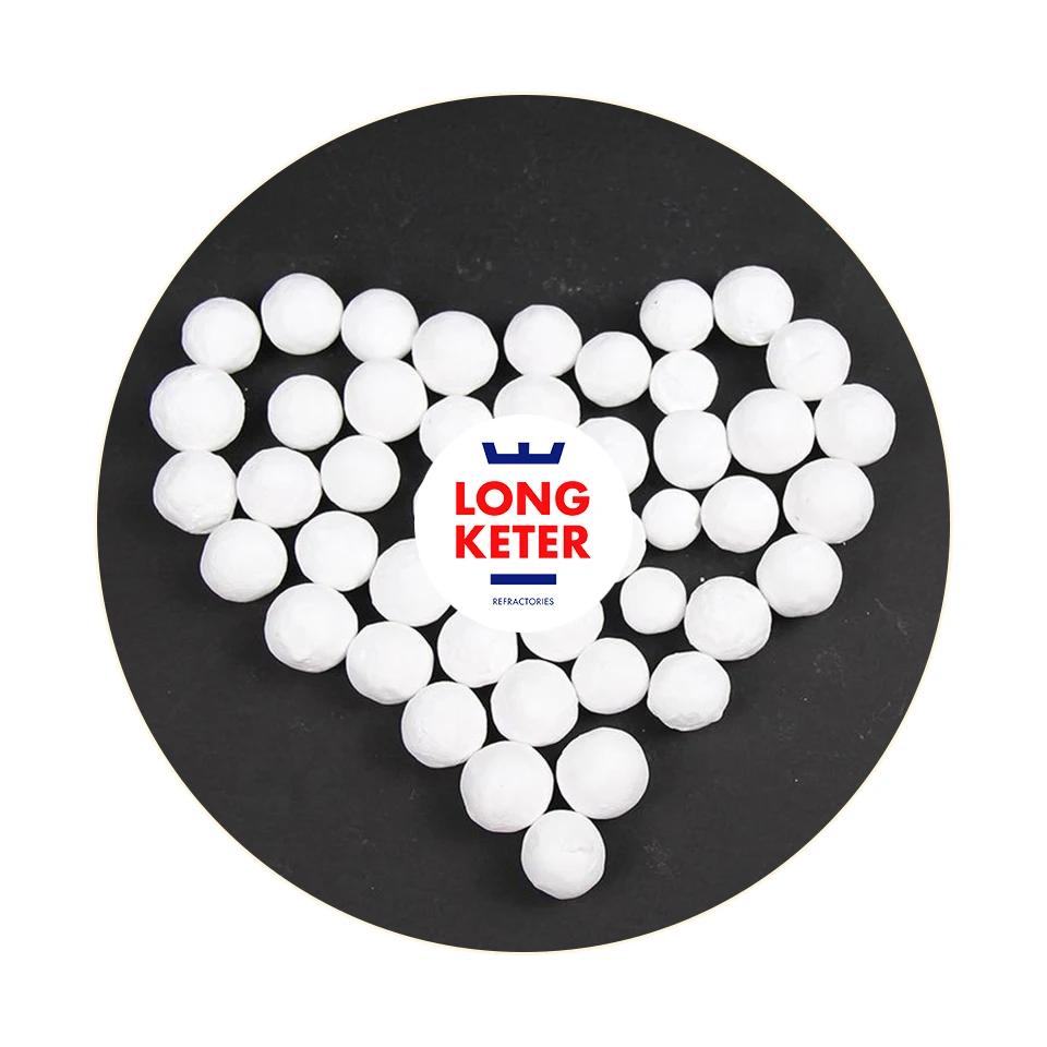 Factory direct sales far high performance refractoriestabular alumina ball 3-5mm