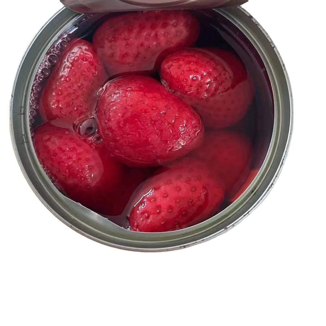 Wholesale Canned Strawberry Bulk Strawberries in syrup 425g 820g 3kg A10
