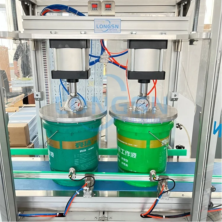 LONGSN automatic leak detector for empty bottle plastic bucket leak testing machine