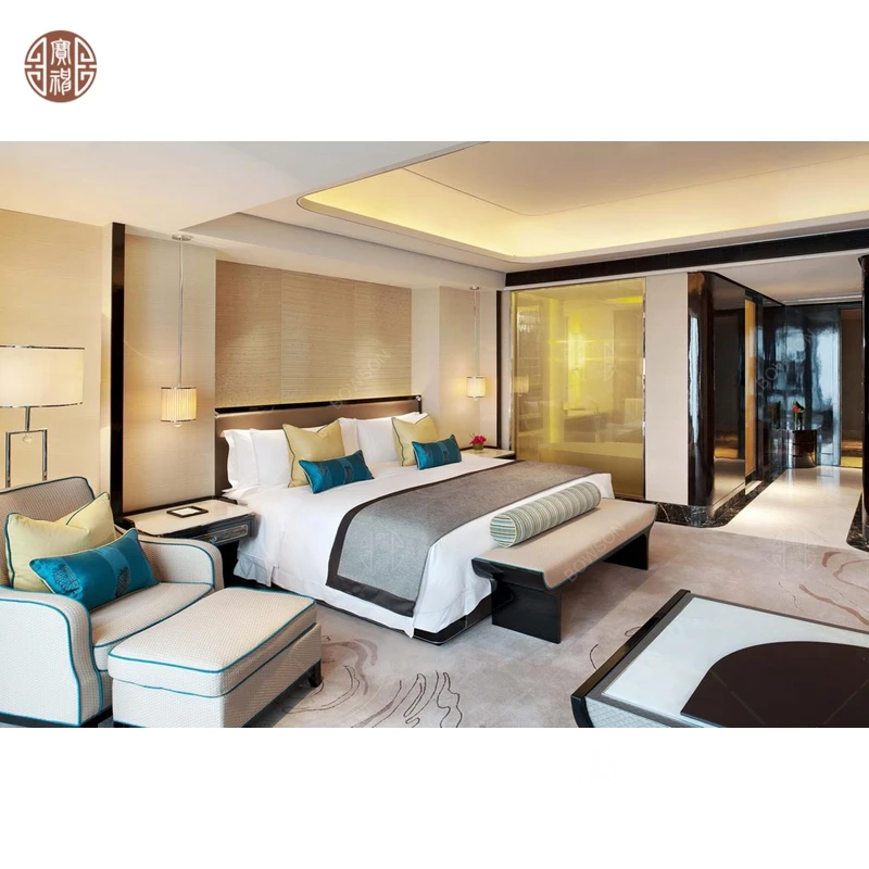 5 Star St.Regis Luxury Hotel Furniture Set Guest Room Furniture  For  Customization