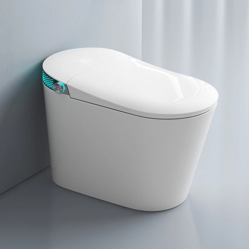 New  Arrival Elongated Smart Toilet Big Hole Widen Seating Electronic Intelligent Toilet cupc smart toilet