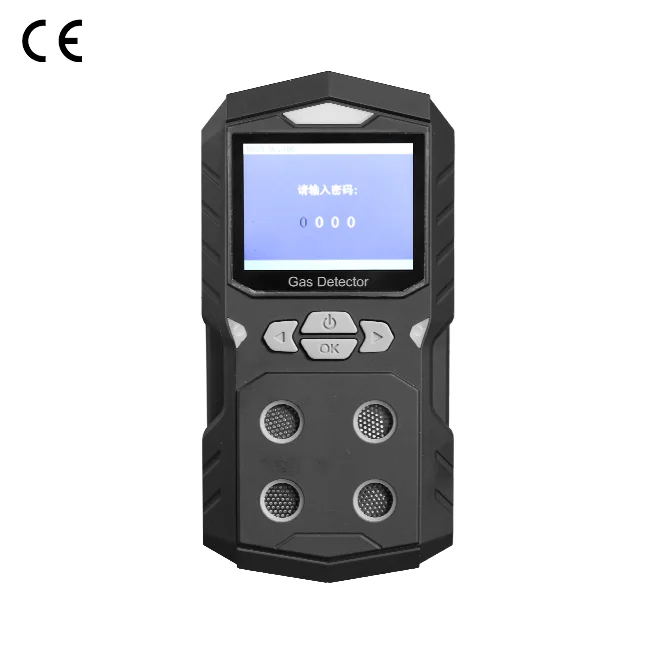 
Portable CO H2S O2 Ex(LEL) 4 Gas Monitor HN2360 Gas Detector and Analyzer with explosion-proof ATEX certificate 