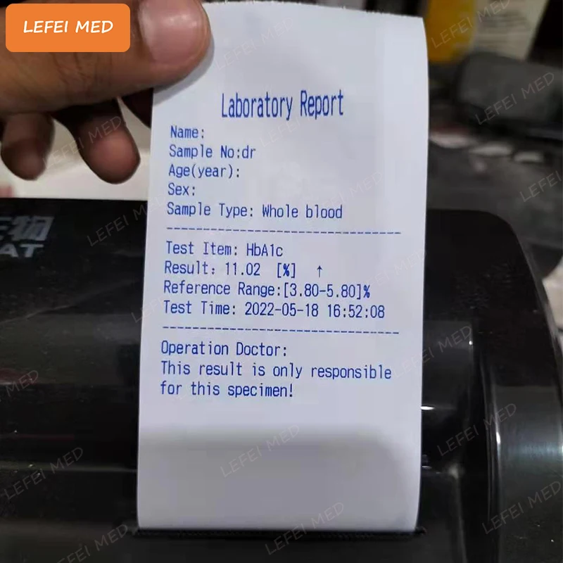 LF1210  hba1c poct equipment poct veterinary Hormone, T3,T4,TSH,FT4 and HbA1c POCT  immunoassay analyzer automatic