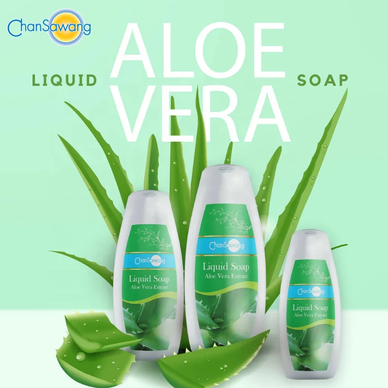 Product of Moisturizing Aloe Vera Liquid Soap with VitaminE for Hand Wash & Bath Non-Irritating and Gentle Skin Cleanser