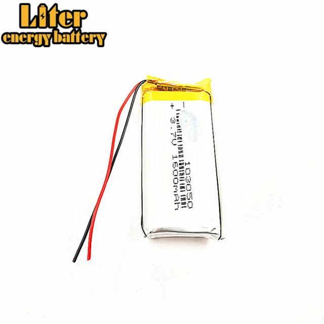high quality 103050 1600mah  3.7v rechargeable lithium-ion battery  li-polymer battery CE FCC ROHS UN38.3 MSDS