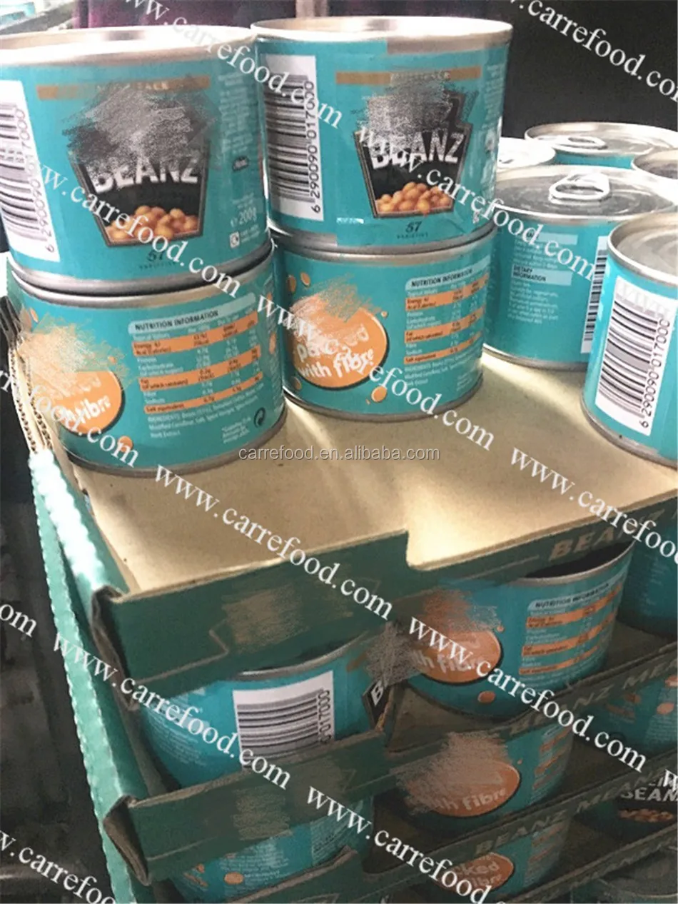 
Baked beans in tomato sauce 