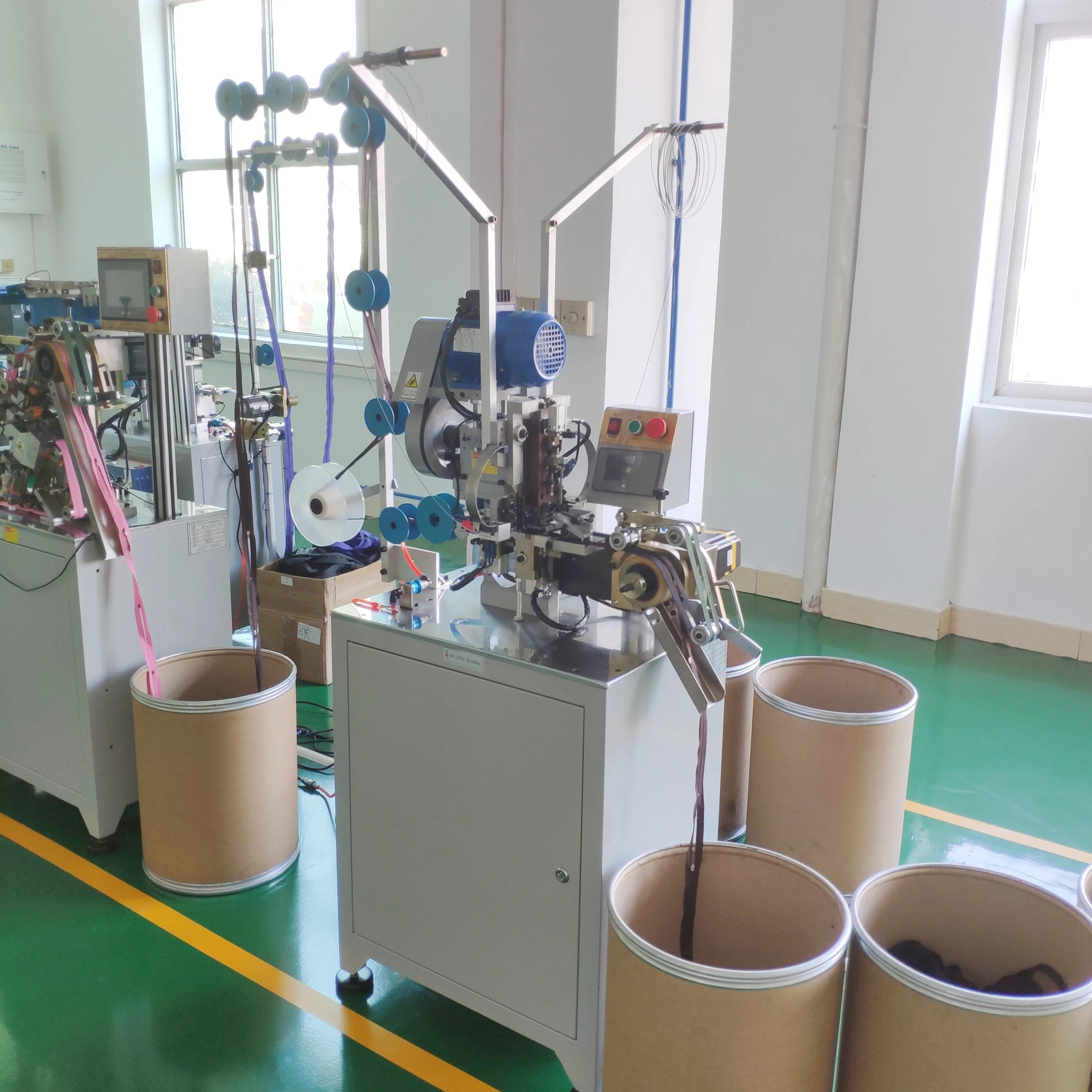 Zipper Making Machine Nylon Flat Double Top Stop Zipper Machine Manufacturer