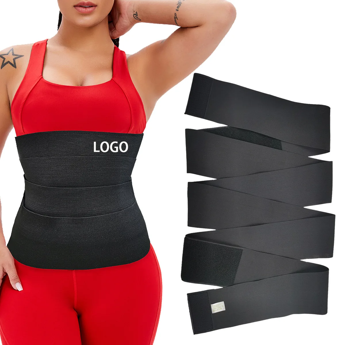 Wrap Belt Waist Trainer Shaperwear Women Slimming Resistance Bands Cincher Body Shaper Fajas Control