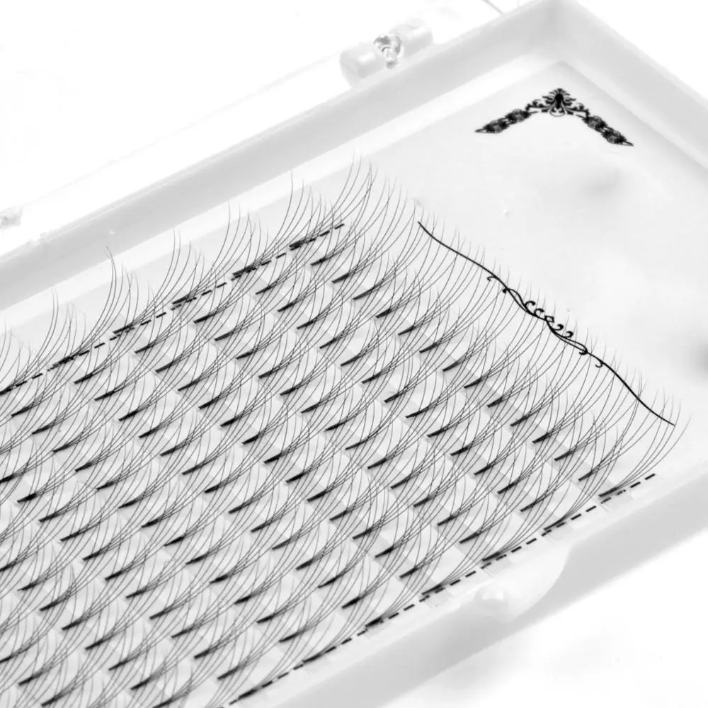
New products 2020 curl customized individual 2D 3D 4D 5D 6D russian volume eyelash extensions 0.07 C D 