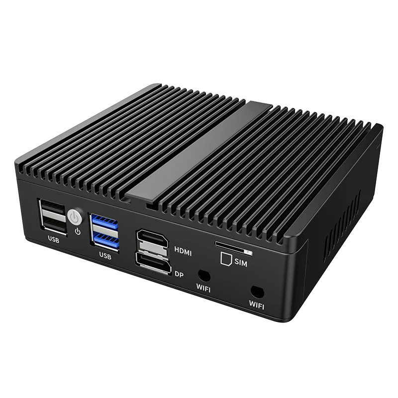 Guanfeng G30-B 4 Lan 2500M 1COM port Mini Pc Intel Jasperlake N5105 M.2 Ssd Dual Wifi Usb C 8gb Ram Fanless Small Mini Computer