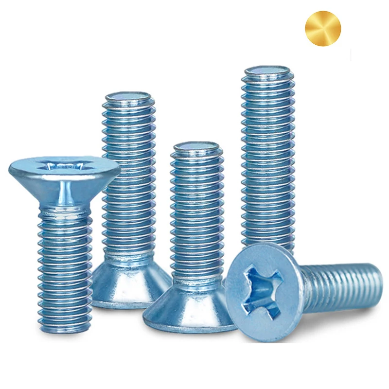 Mini Screw Pinhole Camera with Blue Zinc Plated and DIN965 M3 (3mm) A2 Stainless Steel Machine Phillips Flat Head Screw