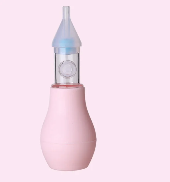 Hot sale natural waterproof Easy to clean manual soft silicone baby nose cleaner nasal aspirator for baby