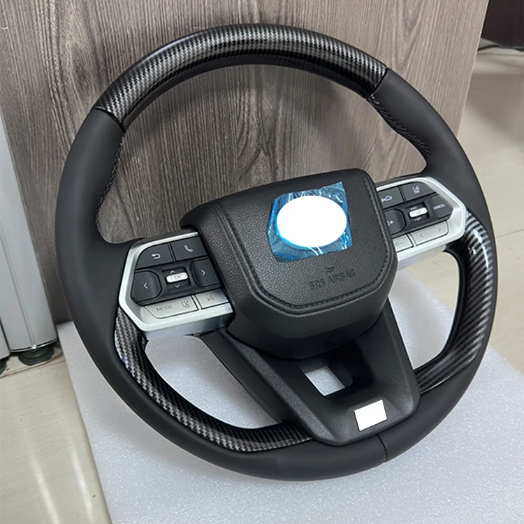 Leather Steering Wheel for Toyota Corolla 4Runner Crown RAV4 Fortuner Yaris Prius Lexus Lx570 GX470