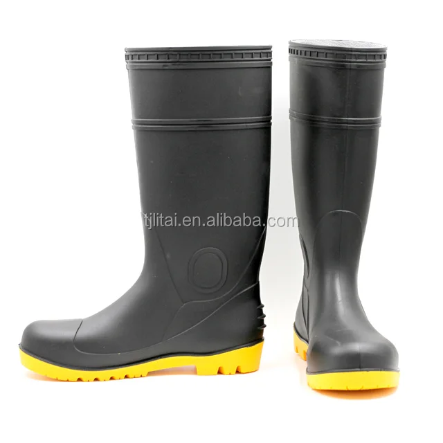 Cheap White Pvc Boot Welly Pvc Waterproof Rain Boots Fashion Ankle Shoes wholesale men for adults cheap