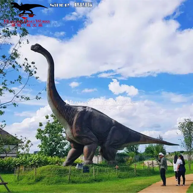Outdoor relax animatronic dinosaur animated moving model