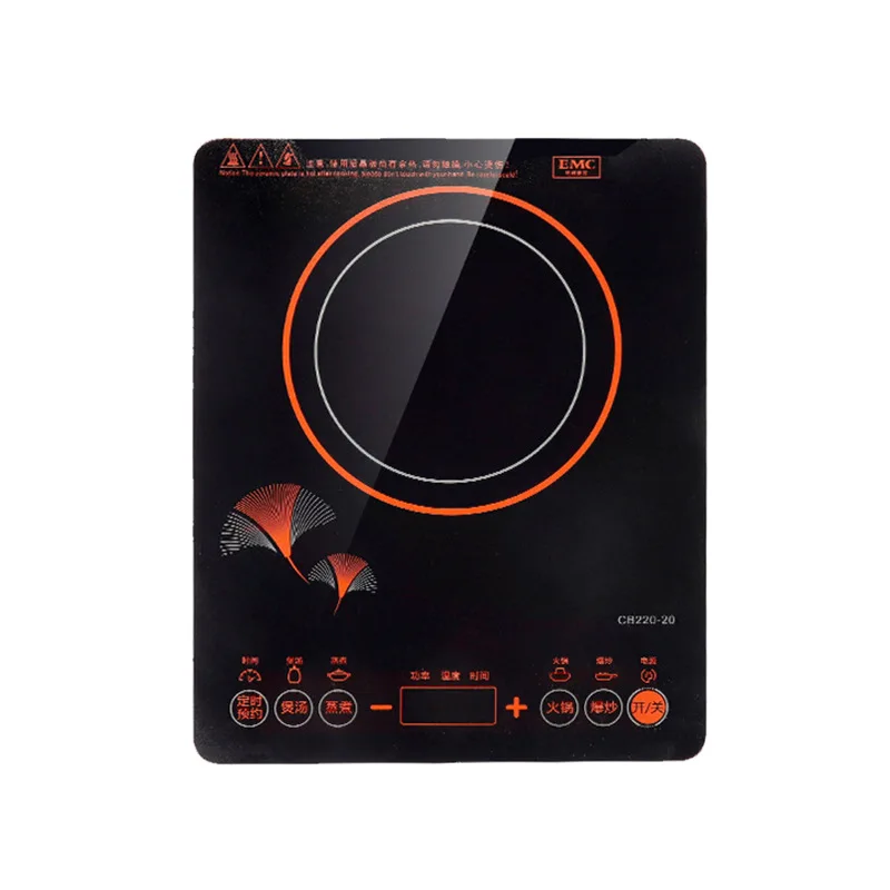 New Design 2000W Single Burner Induction Cooker Home Appliance with Battery Power Source for Kitchen Use
