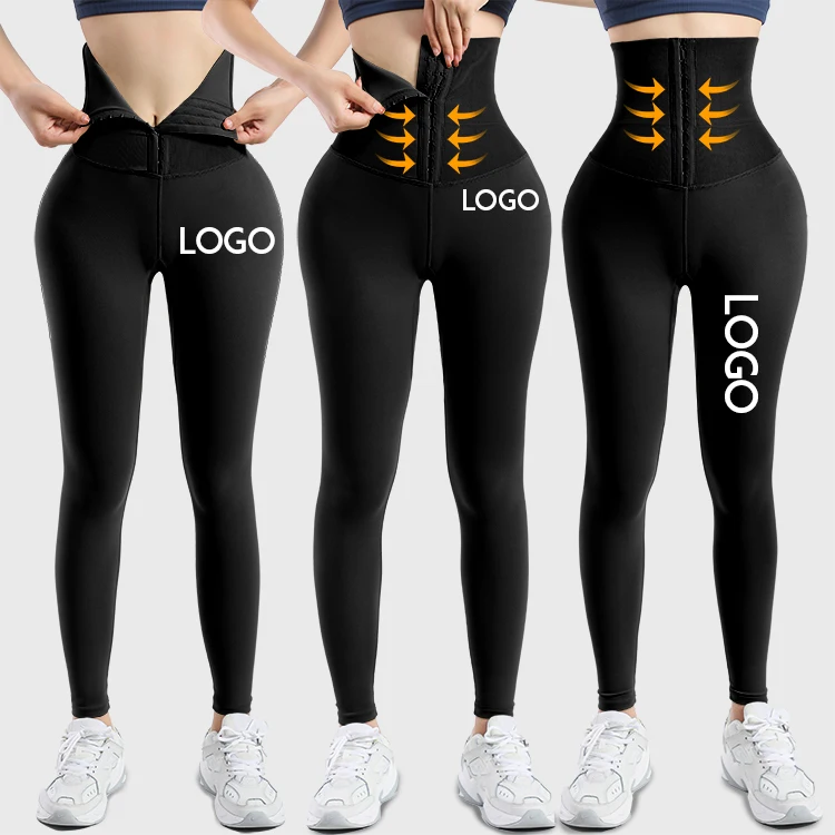 Оптовая продажа женская корректирующая одежда Корректирующее белье корсет для похудения утягивающий живот тренировочные леггинсы с завышенной талией и