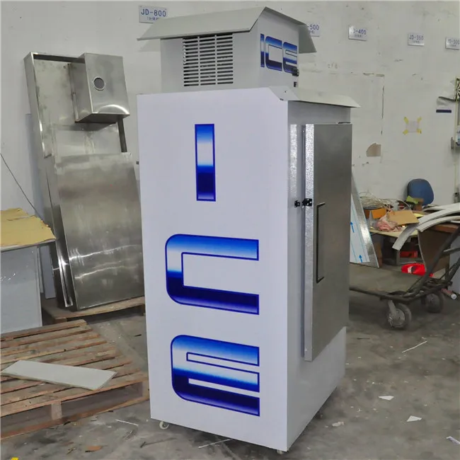 Ice Storage Freezer Ice Bagged Merchandiser For Milk Tea Shop