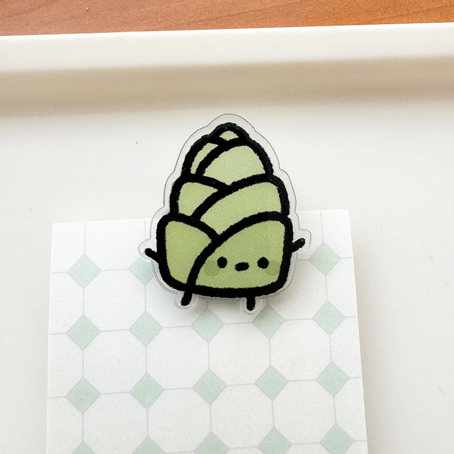 Gifts sealing vegetable shape PP clip mini cartoon cute sticky note binder