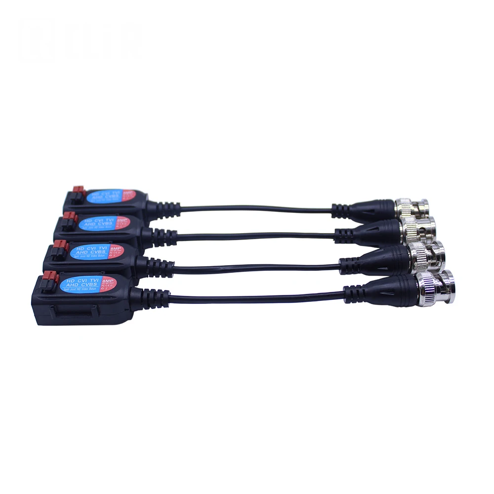 8MP HD cctv coax bnv BNC video balun transceiver To Passive RJ45 Video Power Audio Balun Transmitter