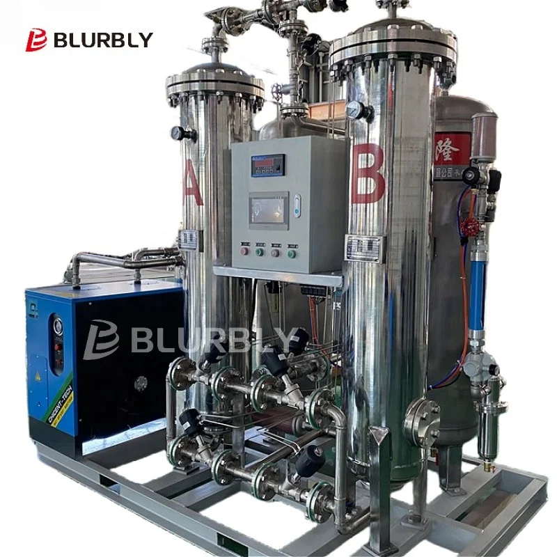 Stationary Nitrogen Generator for Laser Welding Core Motor AirEnd Manufactured Leading Company Nitrogen Cylinder Filling Station